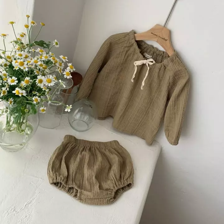 Mimi Market - Korean Baby Fashion - #babyootd - Linda Top Bottom Set