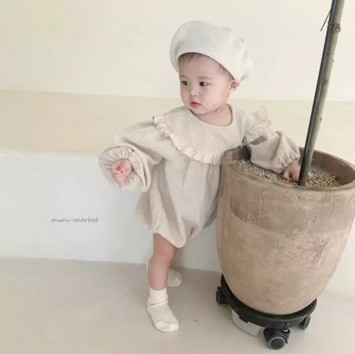 Mimi Market - Korean Baby Fashion - #babyoutfit - Buzz Frill Bodysuit - 8