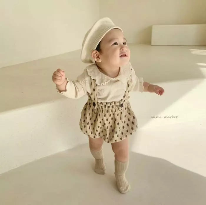 Mimi Market - Korean Baby Fashion - #babyoutfit - Arum Dungarees - 2