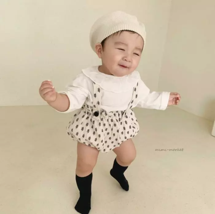 Mimi Market - Korean Baby Fashion - #babyoutfit - Arum Dungarees - 3