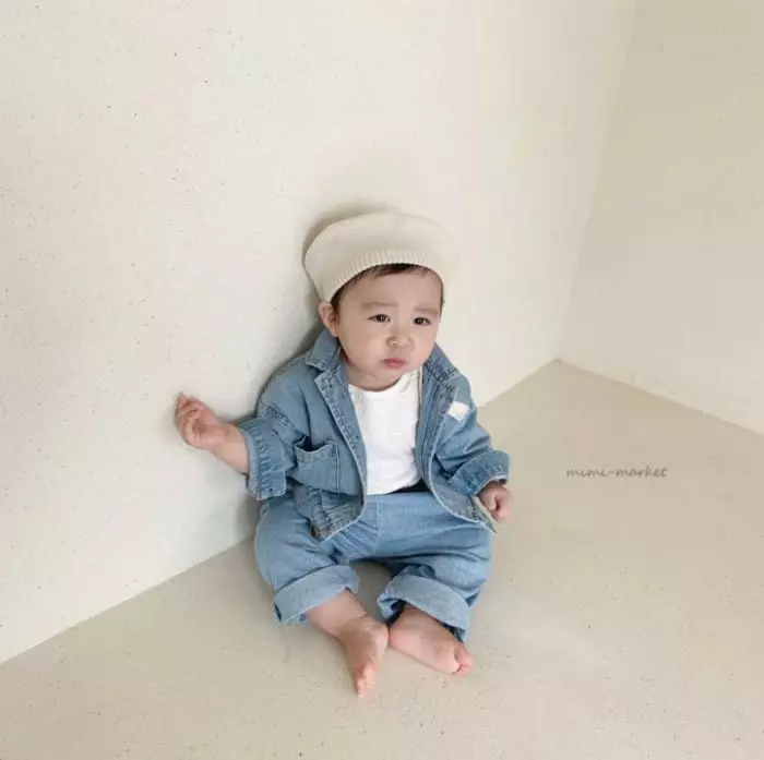 Mimi Market - Korean Baby Fashion - #babyoutfit - Wanny Denim Jacket - 8