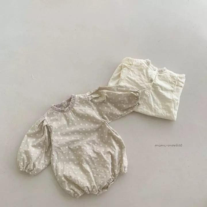 Mimi Market - Korean Baby Fashion - #babyoutfit - Veloure Bodysuit