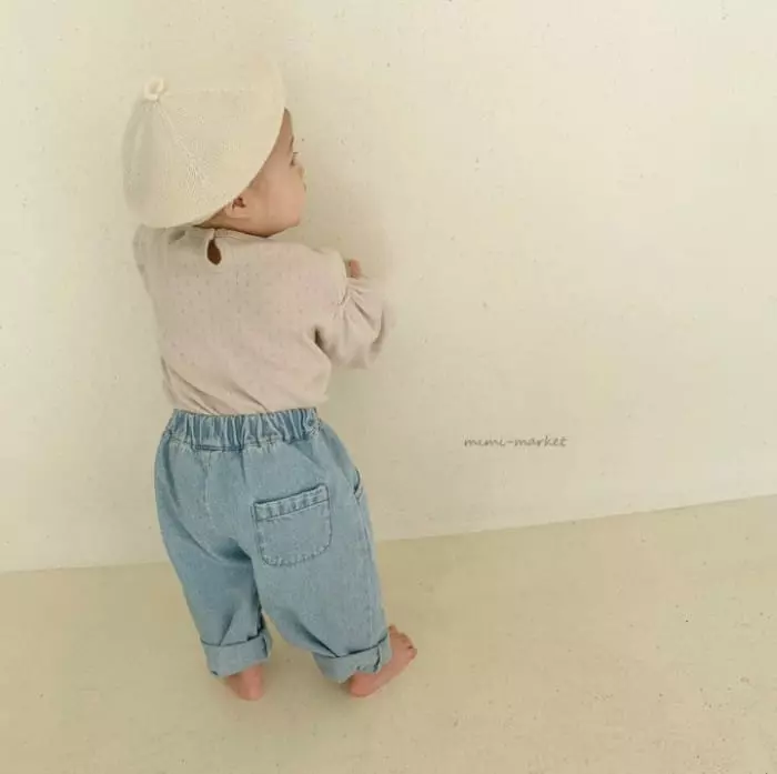 Mimi Market - Korean Baby Fashion - #babyoutfit - Eyelet Shirring Tee - 6