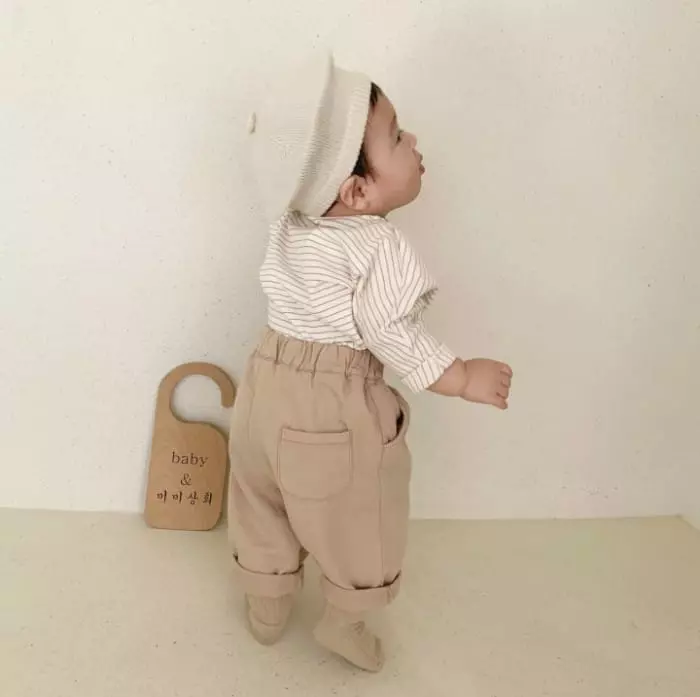 Mimi Market - Korean Baby Fashion - #babyoutfit - Winner One Stripes Tee - 3