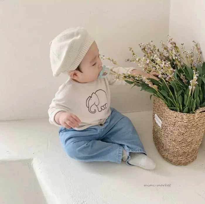 Mimi Market - Korean Baby Fashion - #babywear - Elephant Tee - 7