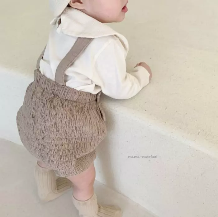 Mimi Market - Korean Baby Fashion - #babywear - Biscuit Dungarees - 5