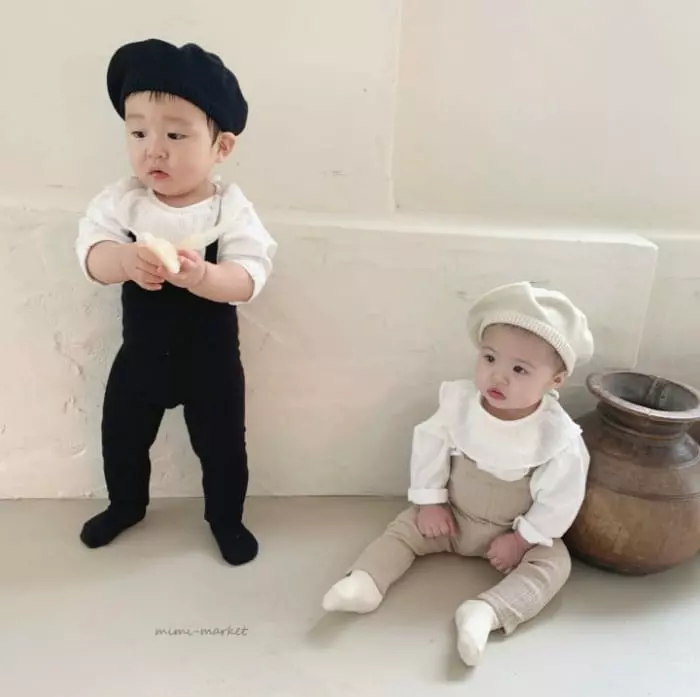 Mimi Market - Korean Baby Fashion - #babywear - Cozy Dungarees - 12