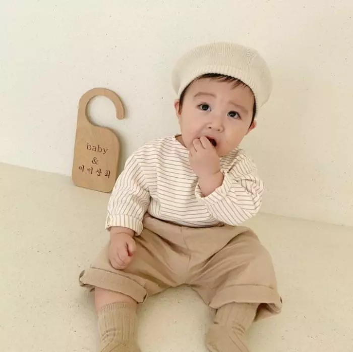 Mimi Market - Korean Baby Fashion - #babywear - Winner One Stripes Tee - 5