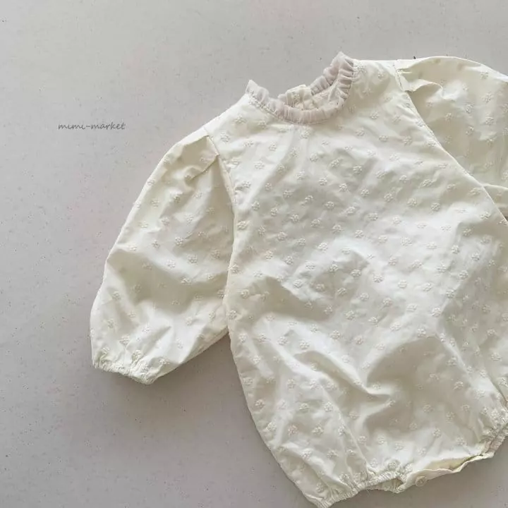 Mimi Market - Korean Baby Fashion - #onlinebabyboutique - Veloure Bodysuit - 3