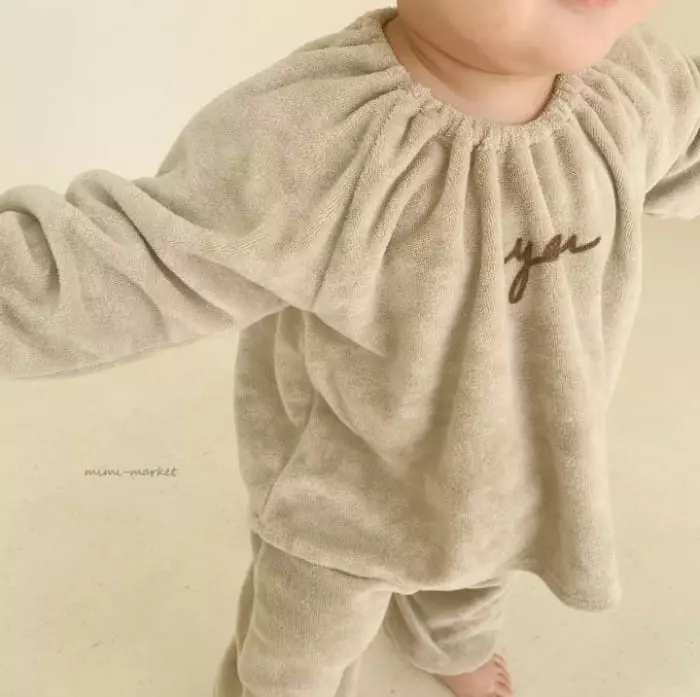 Mimi Market - Korean Baby Fashion - #onlinebabyboutique - U Top Bottom Set - 4