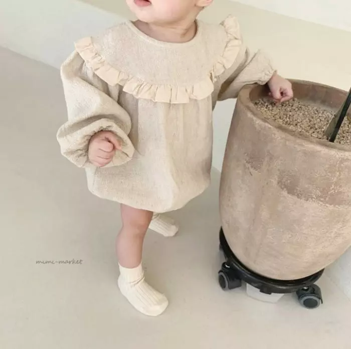 Mimi Market - Korean Baby Fashion - #onlinebabyshop - Buzz Frill Bodysuit - 12