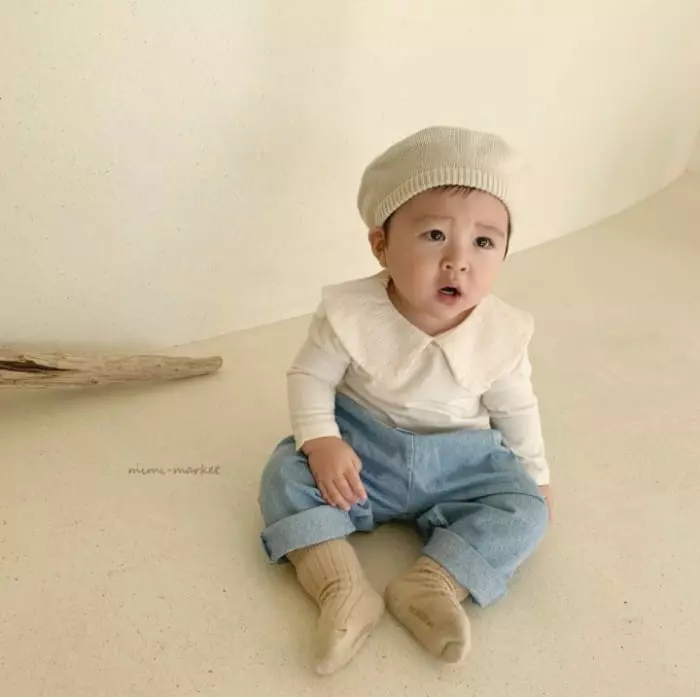 Mimi Market - Korean Baby Fashion - #onlinebabyshop - Dunim Pintuck Pants - 12