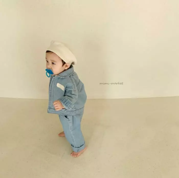 Mimi Market - Korean Baby Fashion - #onlinebabyshop - Wanny Denim Jacket - 11