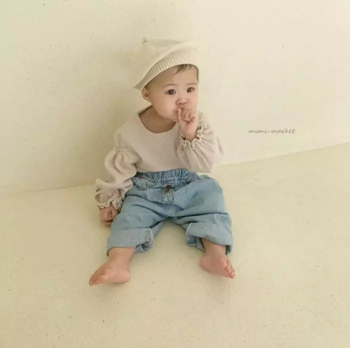 Mimi Market - Korean Baby Fashion - #onlinebabyshop - Eyelet Shirring Tee - 10
