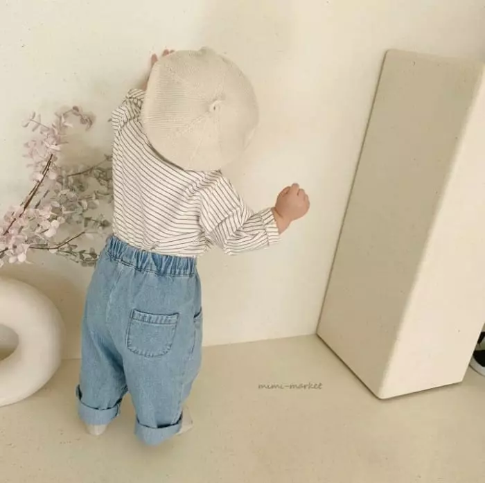 Mimi Market - Korean Baby Fashion - #onlinebabyshop - Winner One Stripes Tee - 7