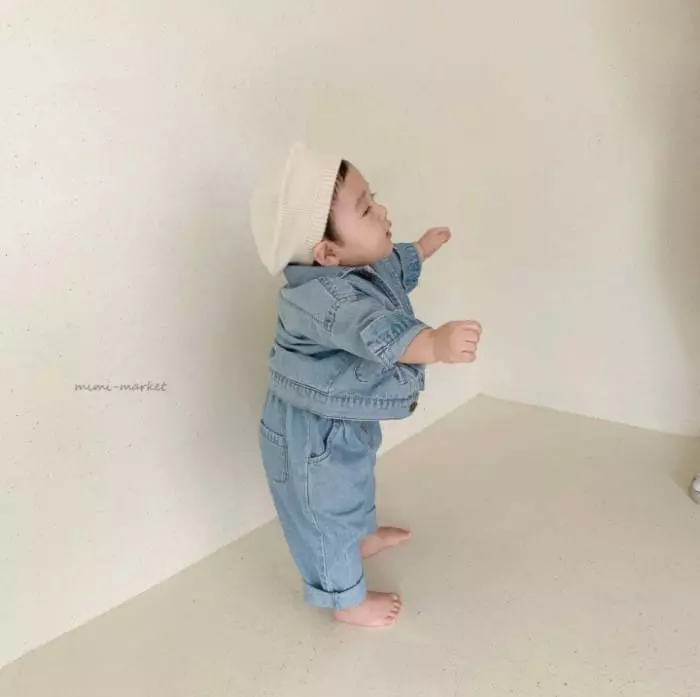 Mimi Market - Korean Baby Fashion - #smilingbaby - Wanny Denim Jacket - 12
