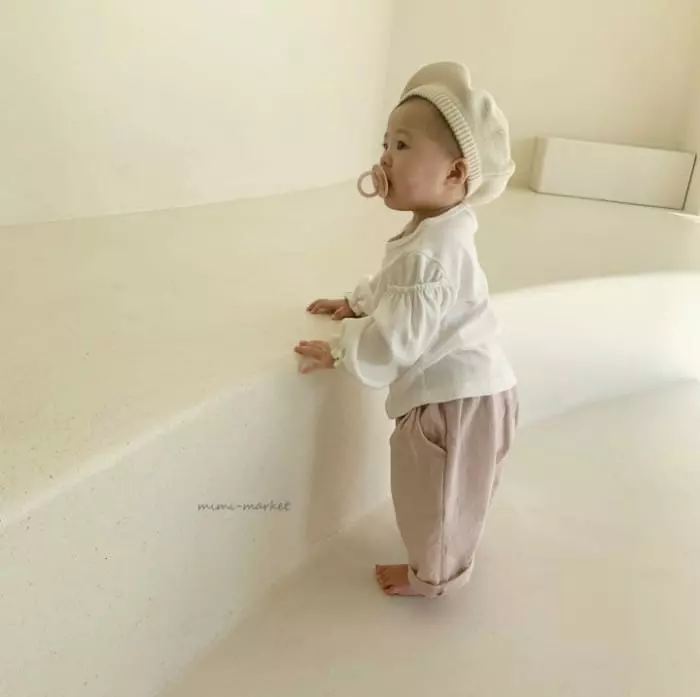 Mimi Market - Korean Baby Fashion - #smilingbaby - Eyelet Shirring Tee - 11