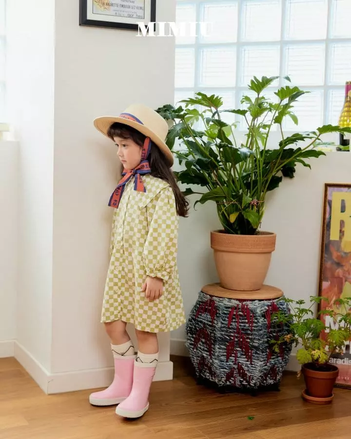 Mimiu - Korean Children Fashion - #Kfashion4kids - Cocun Open One-piece - 2