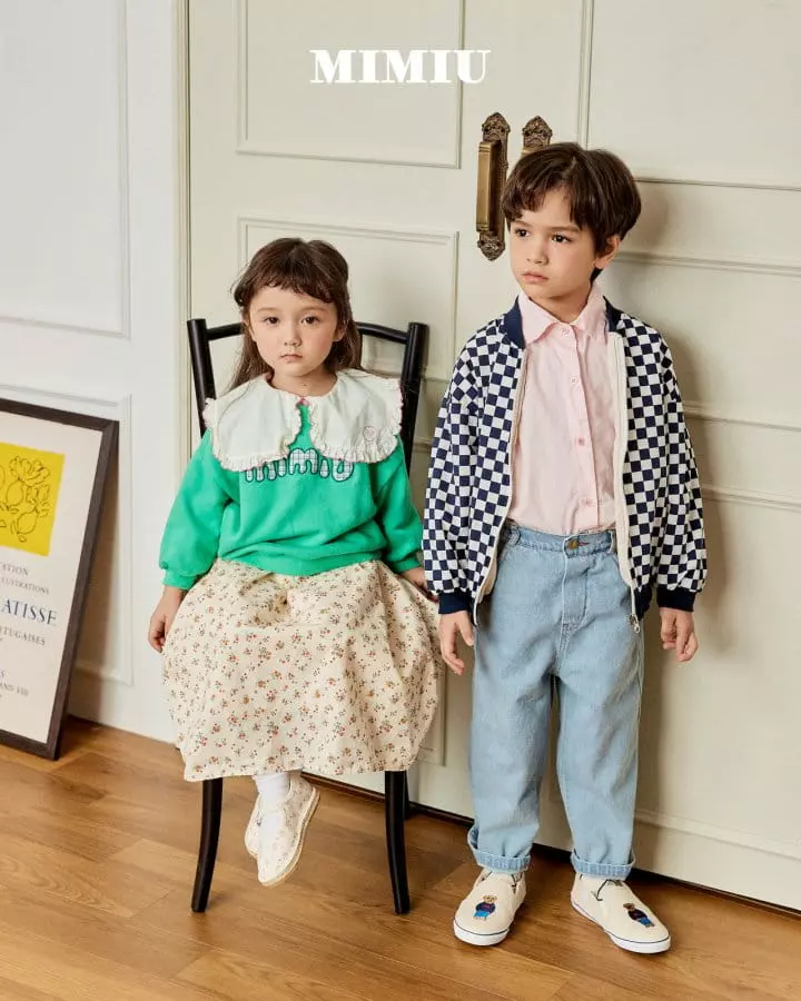 Mimiu - Korean Children Fashion - #Kfashion4kids - Red Flower Skirt - 9