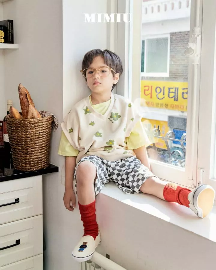 Mimiu - Korean Children Fashion - #Kfashion4kids - Mimiu Tie Vest - 8