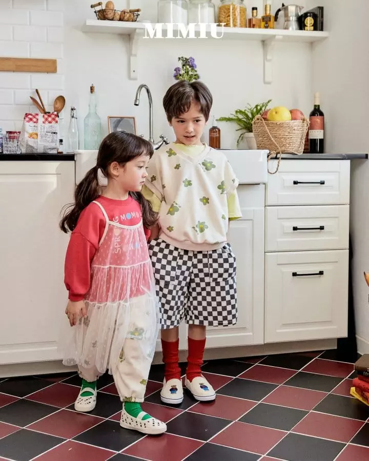 Mimiu - Korean Children Fashion - #Kfashion4kids - Mimiu Graphic Jogger Pants - 6