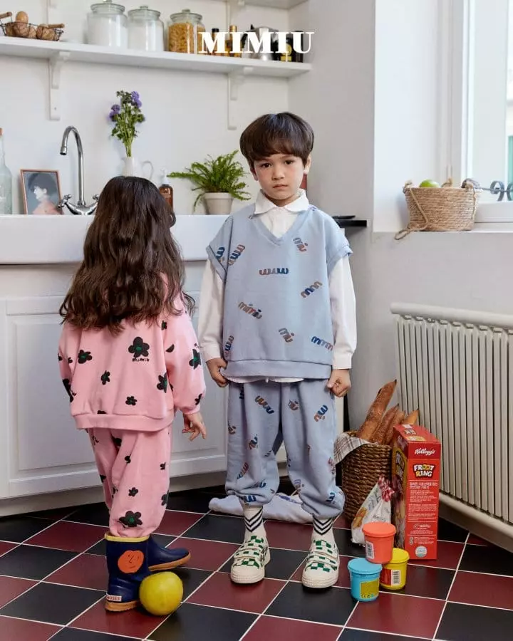 Mimiu - Korean Children Fashion - #childofig - Mimiu Graphic Jogger Pants - 11