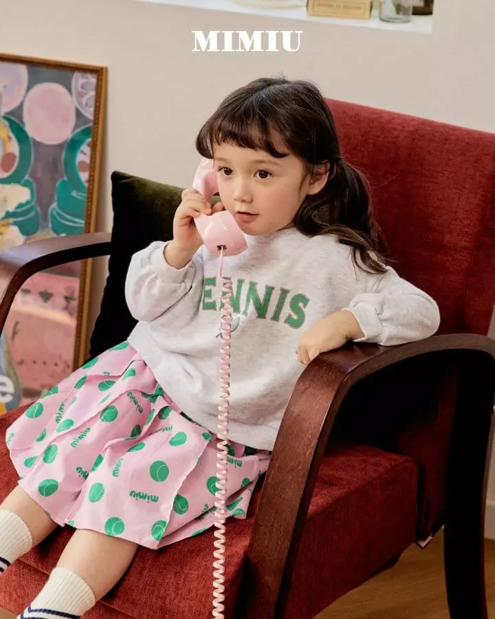 Mimiu - Korean Children Fashion - #childrensboutique - Tennis Wrinkle Skirt - 3