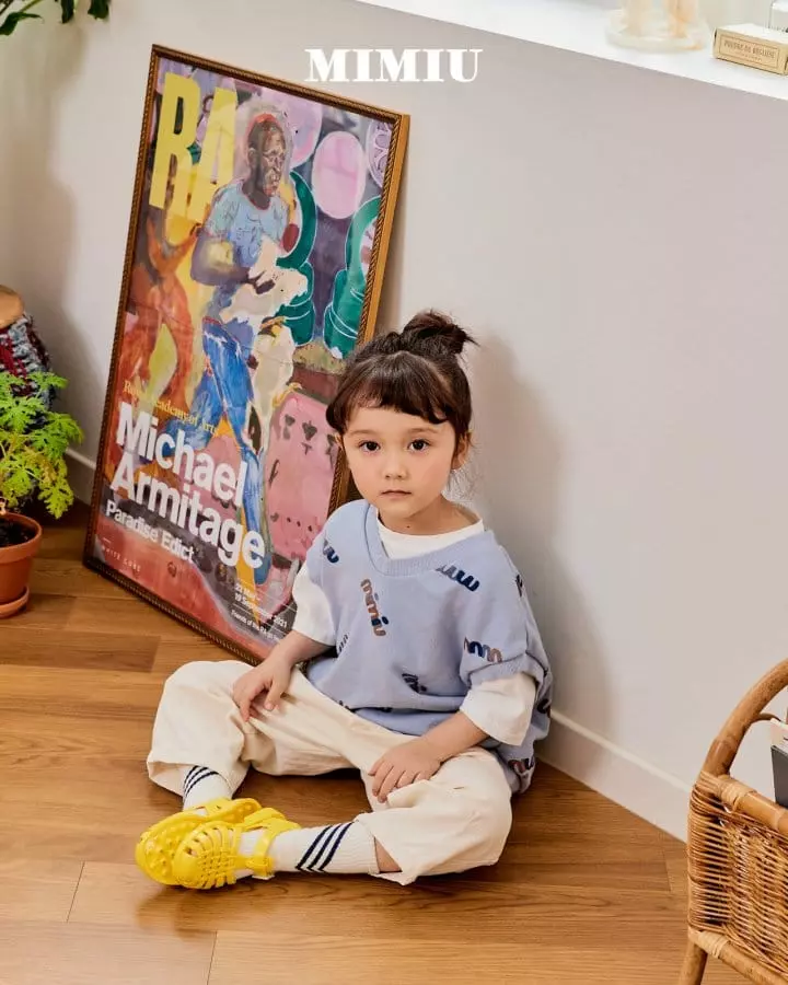 Mimiu - Korean Children Fashion - #childrensboutique - Mimiu Tie Vest