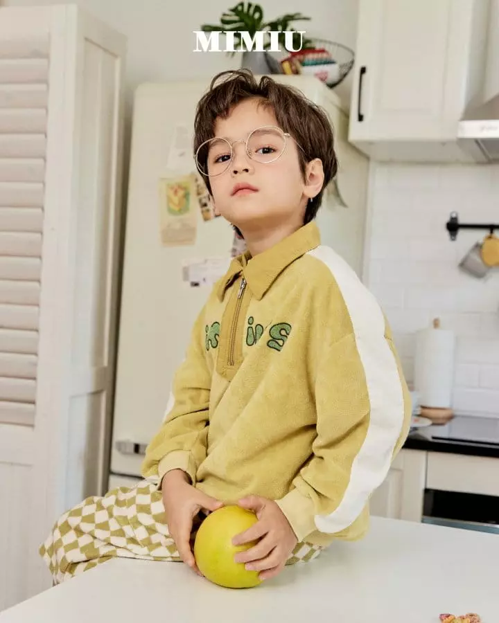 Mimiu - Korean Children Fashion - #childrensboutique - Towel Anorak Sweatshirt - 3