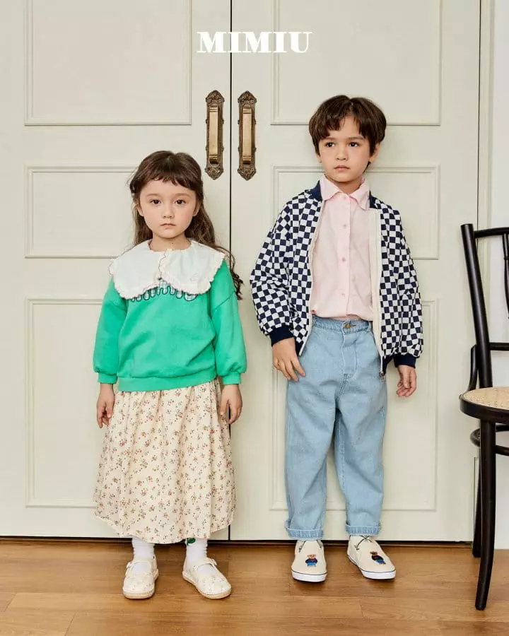 Mimiu - Korean Children Fashion - #designkidswear - Red Flower Skirt - 4