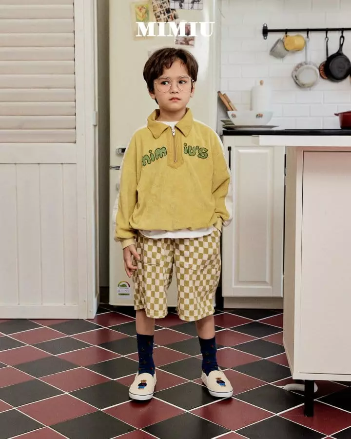 Mimiu - Korean Children Fashion - #discoveringself - Towel Anorak Sweatshirt - 5