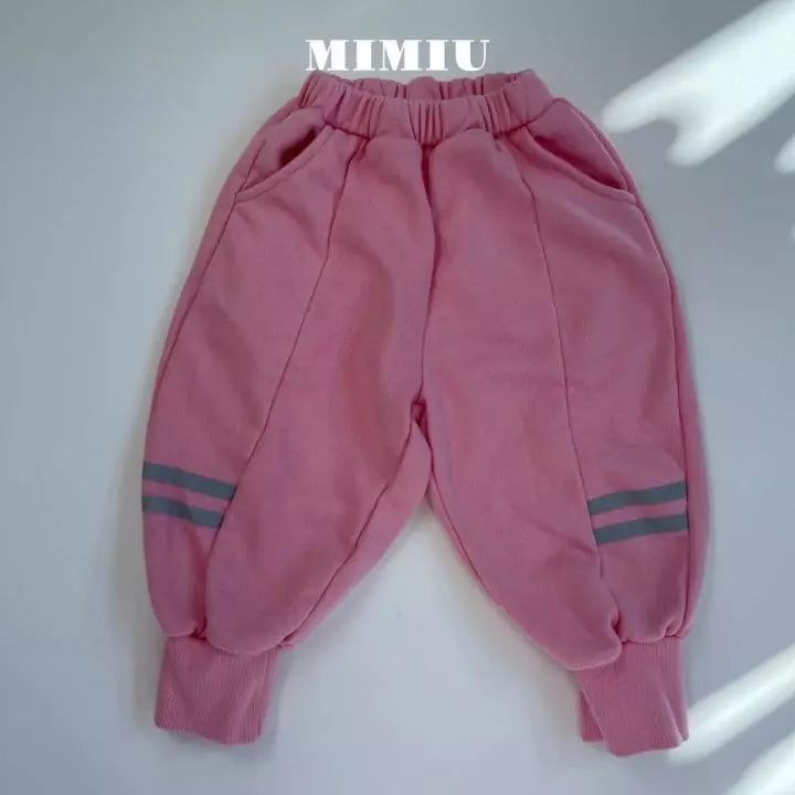 Mimiu - Korean Children Fashion - #fashionkids - Slit Paint Piping Pants - 10