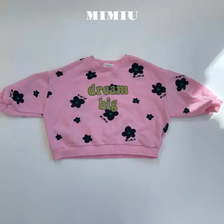 Mimiu - Korean Children Fashion - #fashionkids - Crayon Flower Sweatshirt - 11