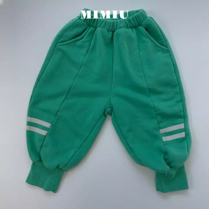Mimiu - Korean Children Fashion - #kidsshorts - Slit Paint Piping Pants - 11