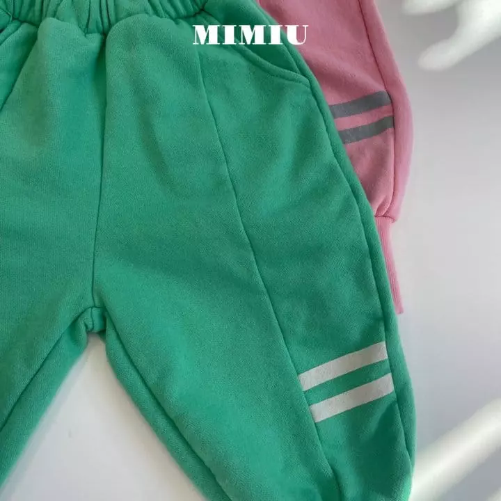 Mimiu - Korean Children Fashion - #kidsstore - Slit Paint Piping Pants - 12