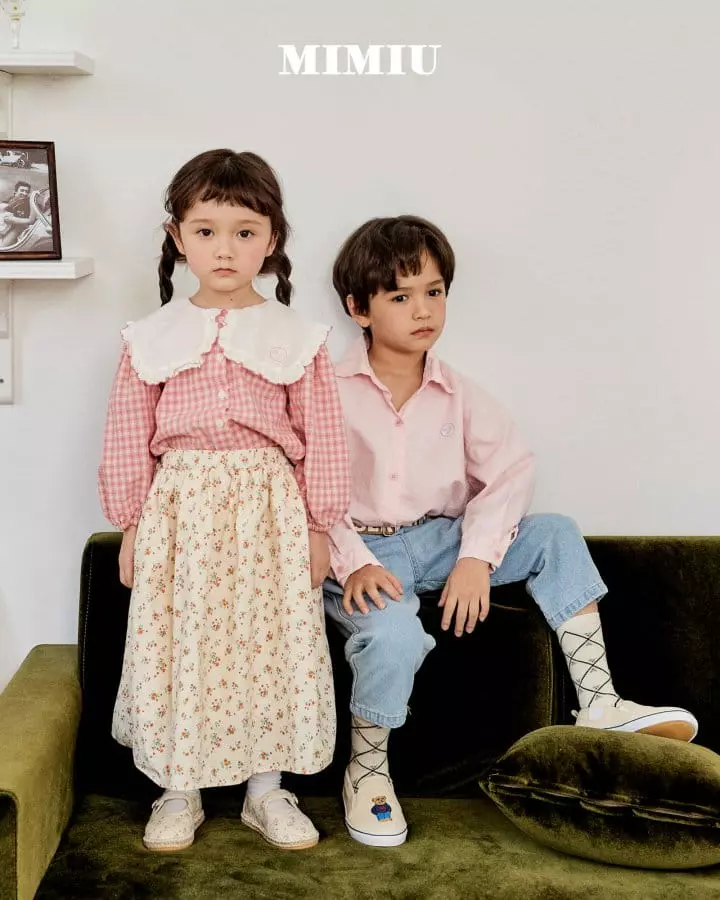 Mimiu - Korean Children Fashion - #kidzfashiontrend - Red Flower Skirt - 8