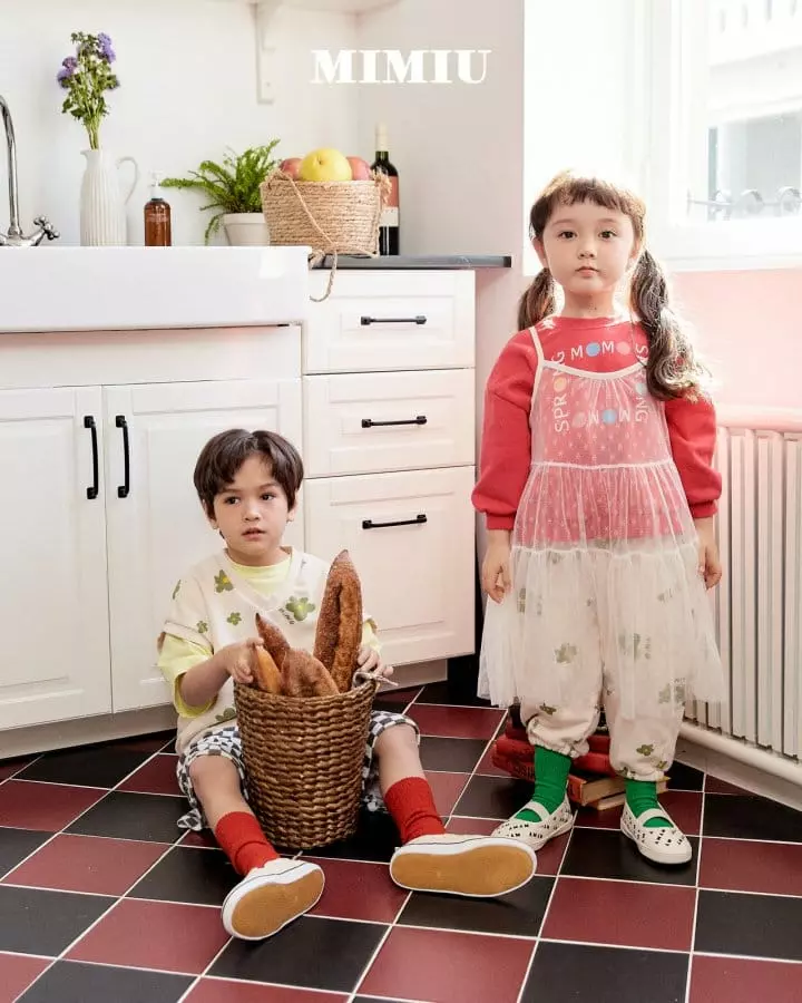 Mimiu - Korean Children Fashion - #kidzfashiontrend - Mimiu Graphic Jogger Pants - 5