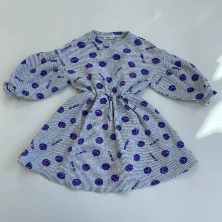 Mimiu - Korean Children Fashion - #littlefashionista - Puff Tennis One-piece - 12
