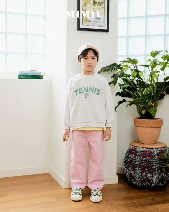 Mimiu - Korean Children Fashion - #magicofchildhood - Tennis Sweatshirt - 5