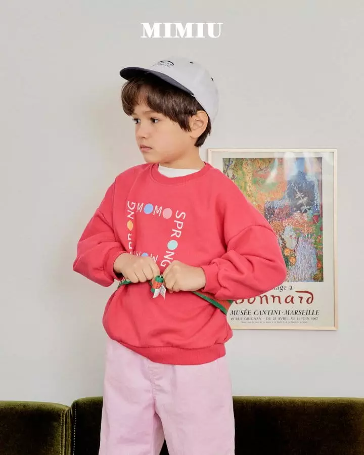 Mimiu - Korean Children Fashion - #magicofchildhood - Color Dot Sweatshirt
