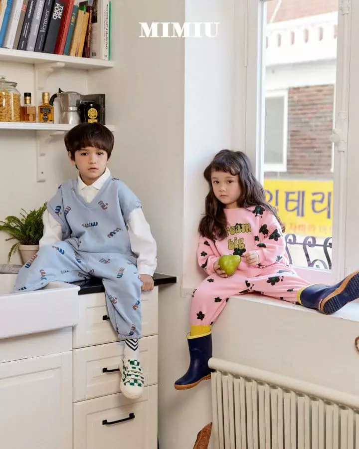 Mimiu - Korean Children Fashion - #minifashionista - Mimiu Graphic Jogger Pants - 9