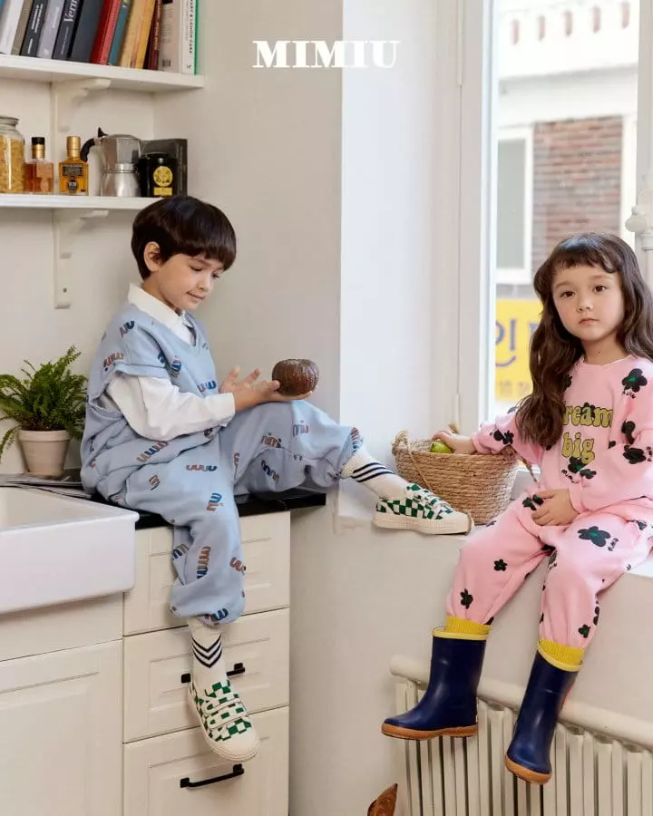 Mimiu - Korean Children Fashion - #prettylittlegirls - Mimiu Graphic Jogger Pants - 10