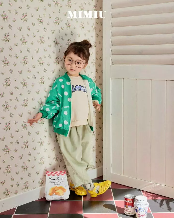 Mimiu - Korean Children Fashion - #prettylittlegirls - Check Appliqué Sweatshirt - 6