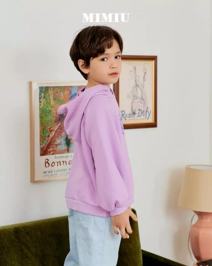 Mimiu - Korean Children Fashion - #prettylittlegirls - Double Smile Hoody Tee