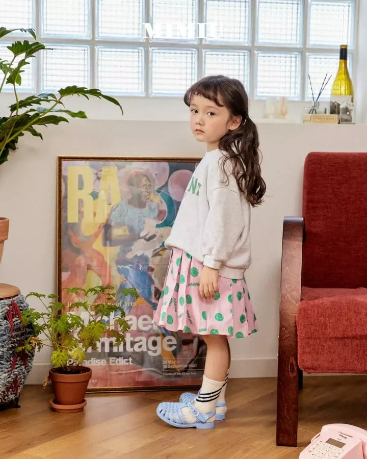 Mimiu - Korean Children Fashion - #stylishchildhood - Tennis Wrinkle Skirt