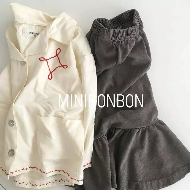 Mini Bongbong - Korean Children Fashion - #childrensboutique - Denim Hoody - 4