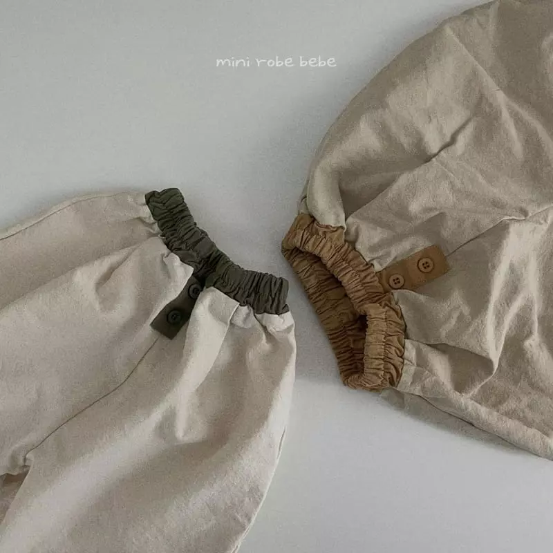 Mini Robe - Korean Baby Fashion - #babyboutique - Two Tone Pants - 6