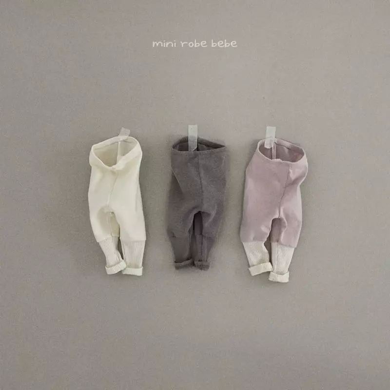 Mini Robe - Korean Baby Fashion - #babyboutique - Half Half Leggings - 5