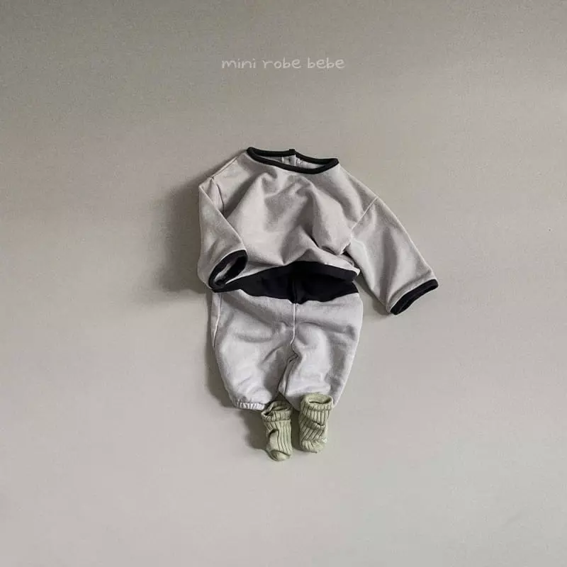 Mini Robe - Korean Baby Fashion - #babyboutique - Terry Color Sweatshirt - 12