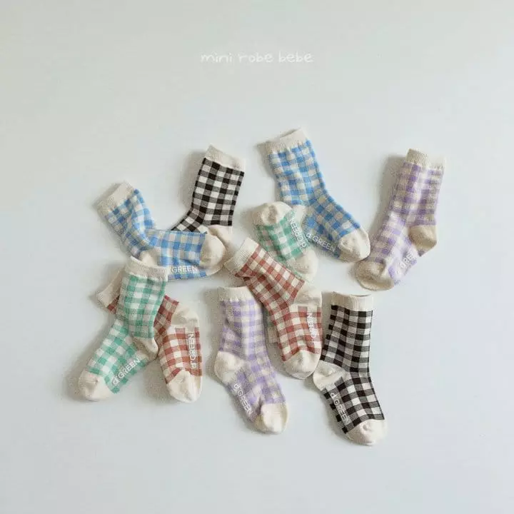 Mini Robe - Korean Baby Fashion - #babyboutiqueclothing - Natural Socks [set of 5]